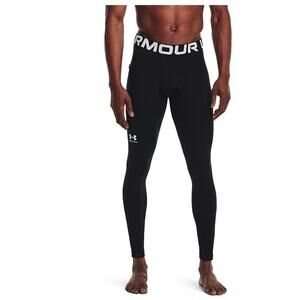 Under Armour Men's ColdGear Pocket Leggings in Black/White XS MSRP $55